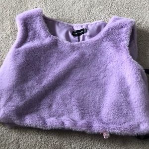PLT Purple Fur top